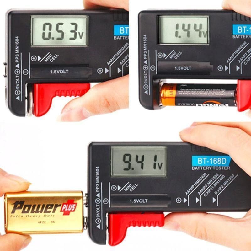 BT-168D Ψηφιακός μετρητής μπαταρίας Battery Tester με Πτυσσόμενη Υποδοχή OEM