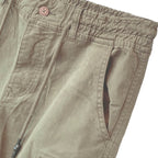 Ανδρικά παντελόνια cargo με λάστιχο Khaki ANSIN
