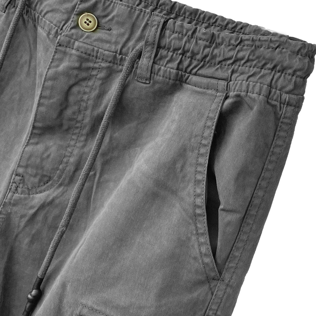 Ανδρικά παντελόνια cargo με λάστιχο Γκρι ANSIN