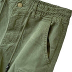Ανδρικά παντελόνια cargo με λάστιχο Army green ANSIN