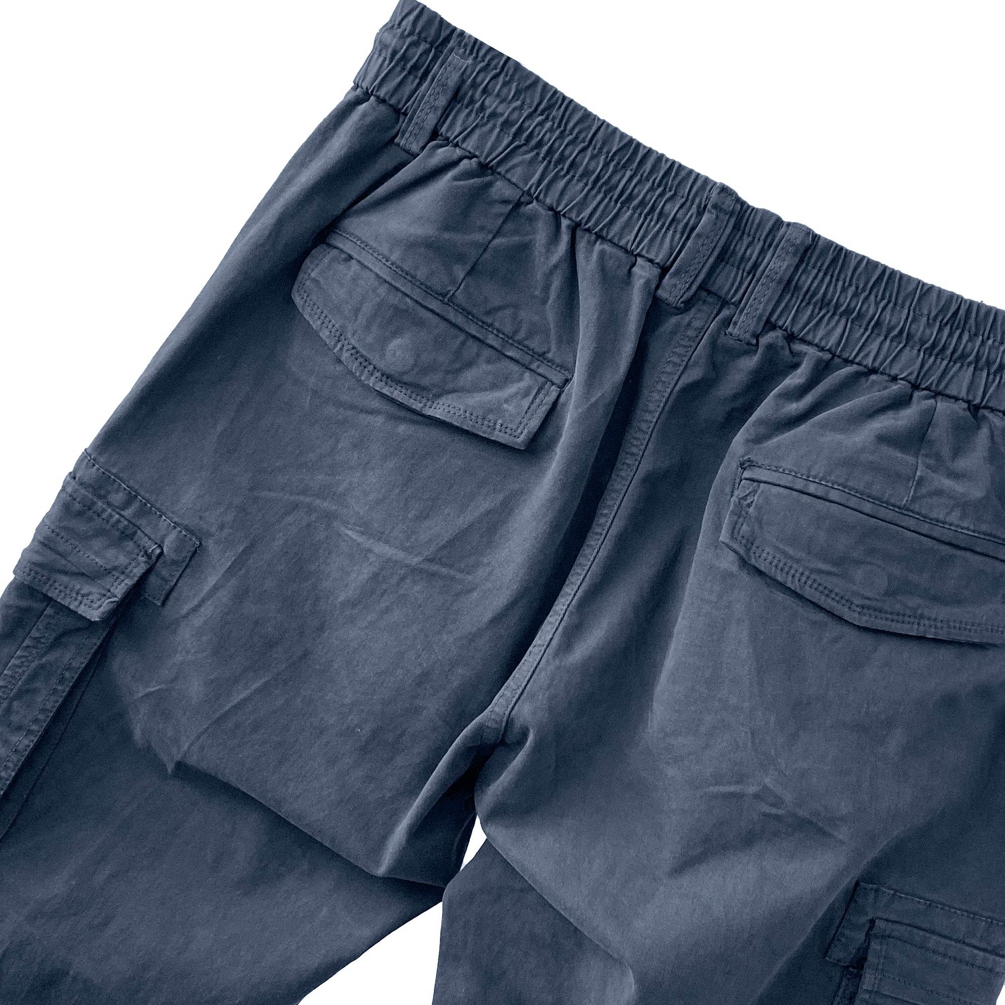 Ανδρικά παντελόνια cargo με λάστιχο Μπλε ANSIN