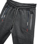 Ανδρική φόρμα παντελόνια fleece με λάστιχο Γκρι ANSIN