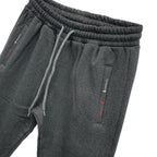 Ανδρική φόρμα παντελόνια fleece ίσια γραμμή Γκρι ANSIN