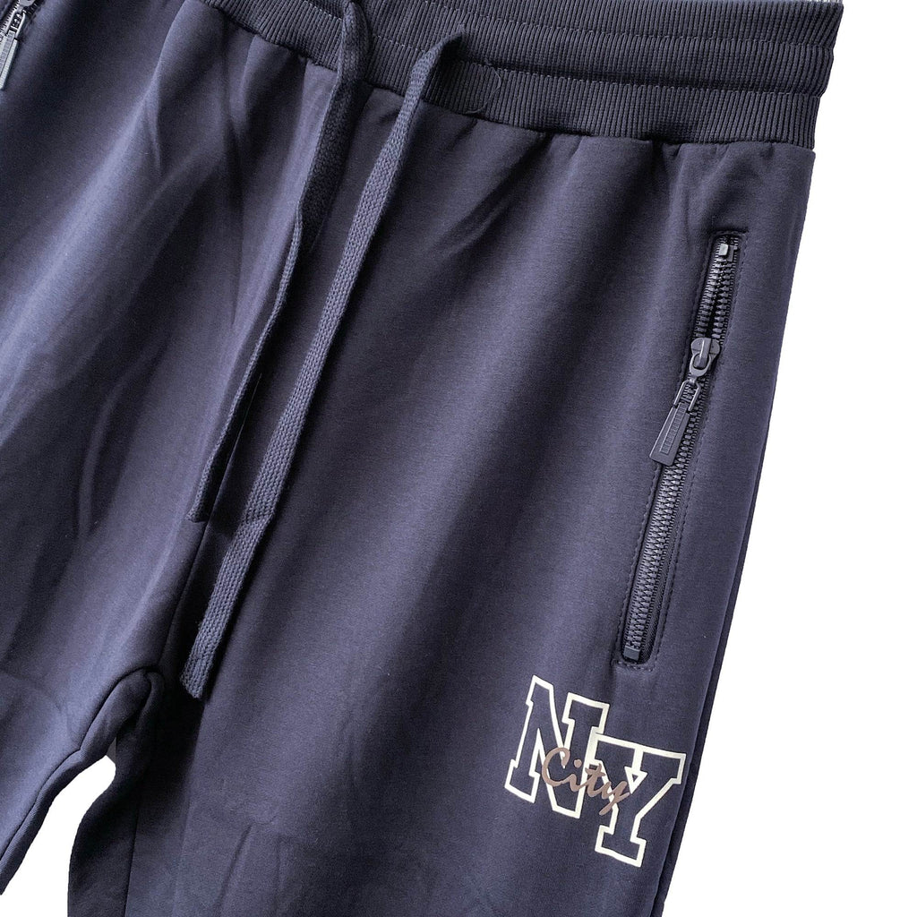 Ανδρική φόρμα Joggers με λάστιχο Μπλε ANSIN