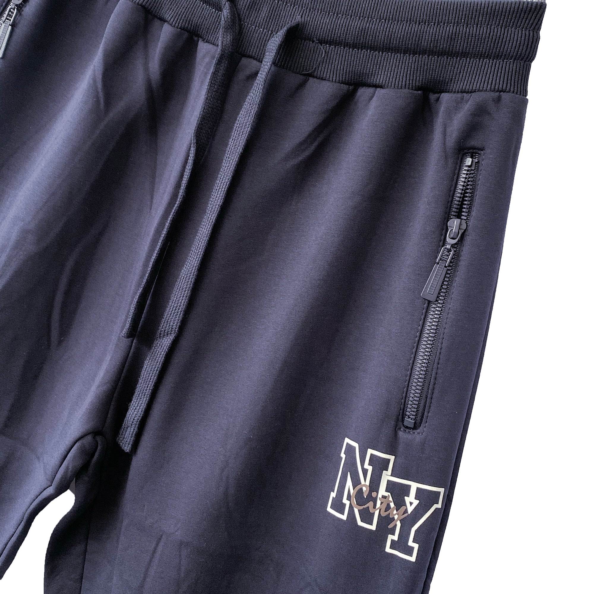 Ανδρική φόρμα Joggers με λάστιχο Μπλε ANSIN