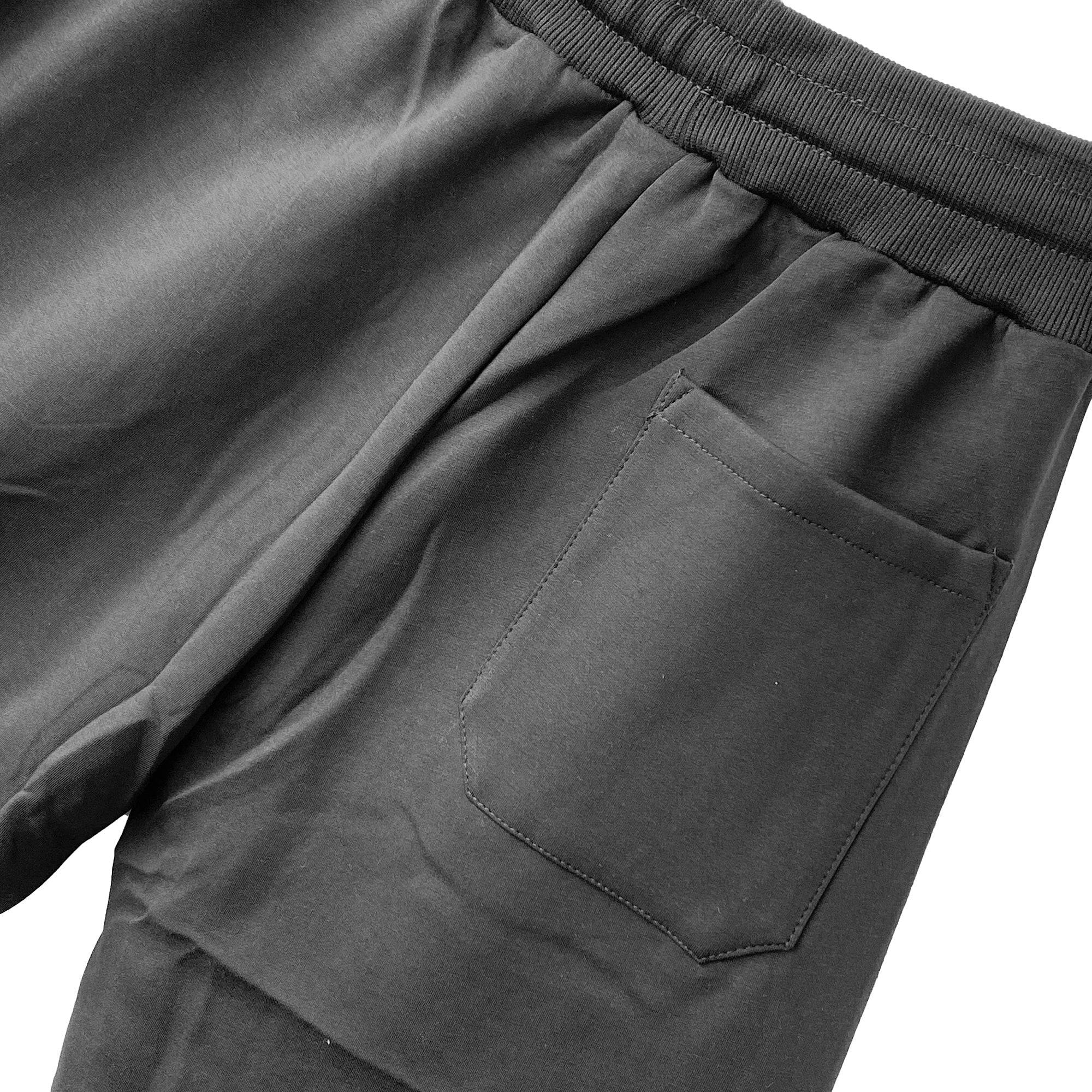 Ανδρική φόρμα Joggers με λάστιχο Μαύρο ANSIN
