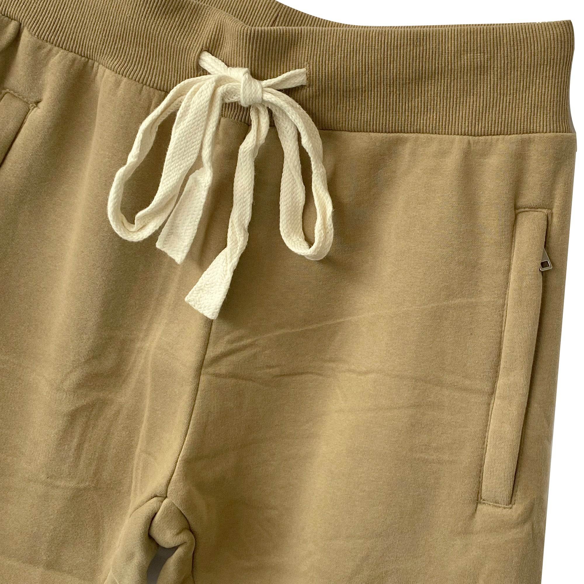 Ανδρική φόρμα Joggers με λάστιχο Μπεζ ANSIN