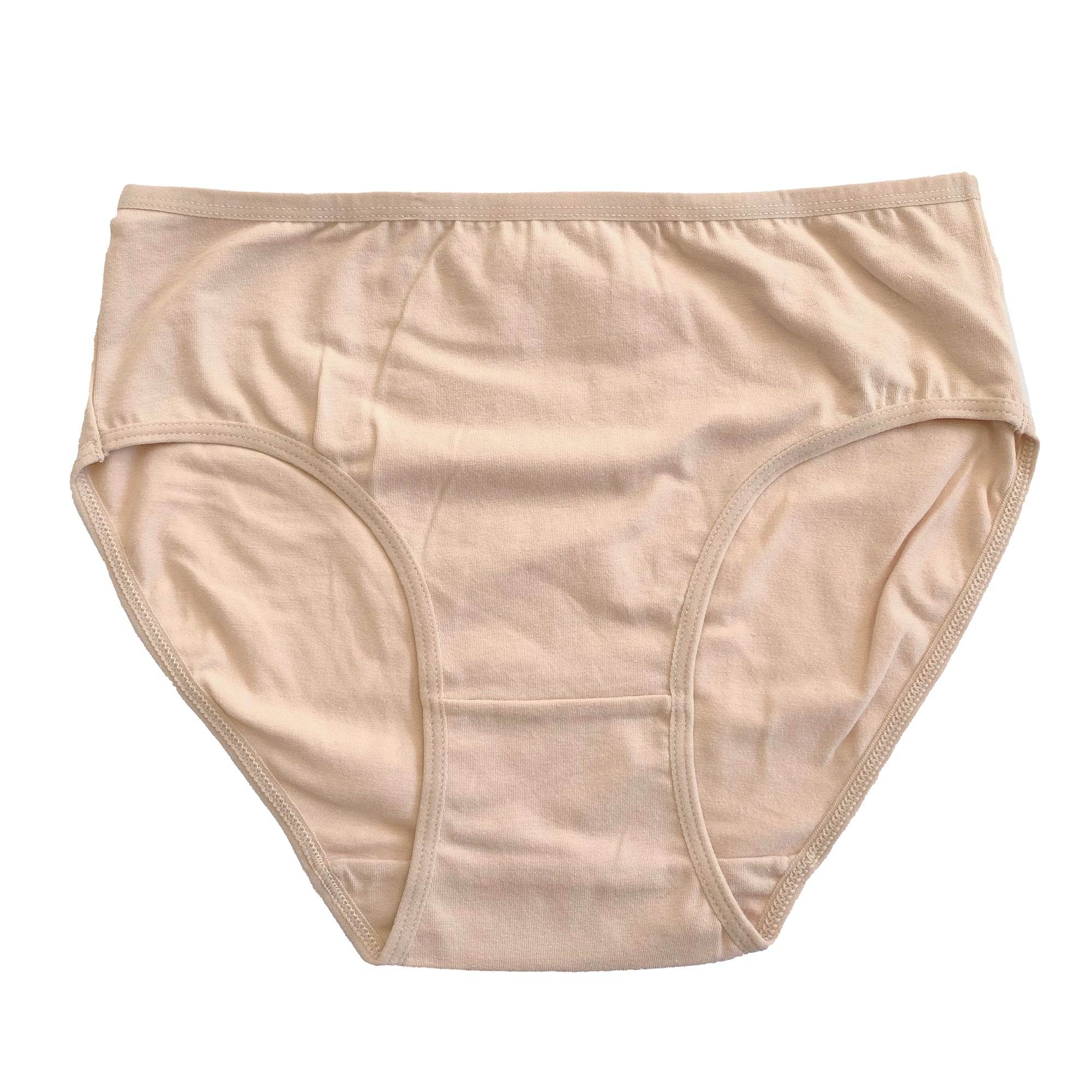 Γυναικεία σλιπ βαμβακερά 6pack μπεζ ANSIN