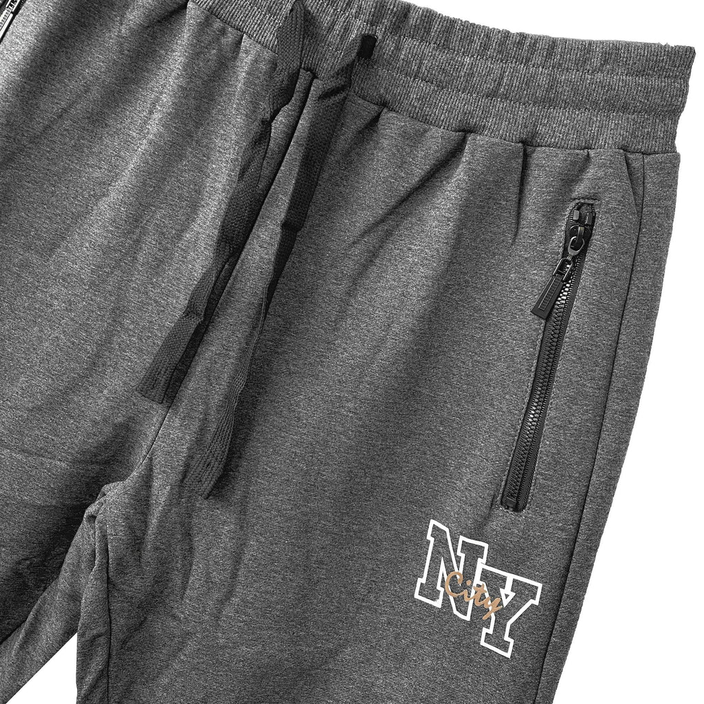 Ανδρική φόρμα Joggers με λάστιχο Γκρι ANSIN