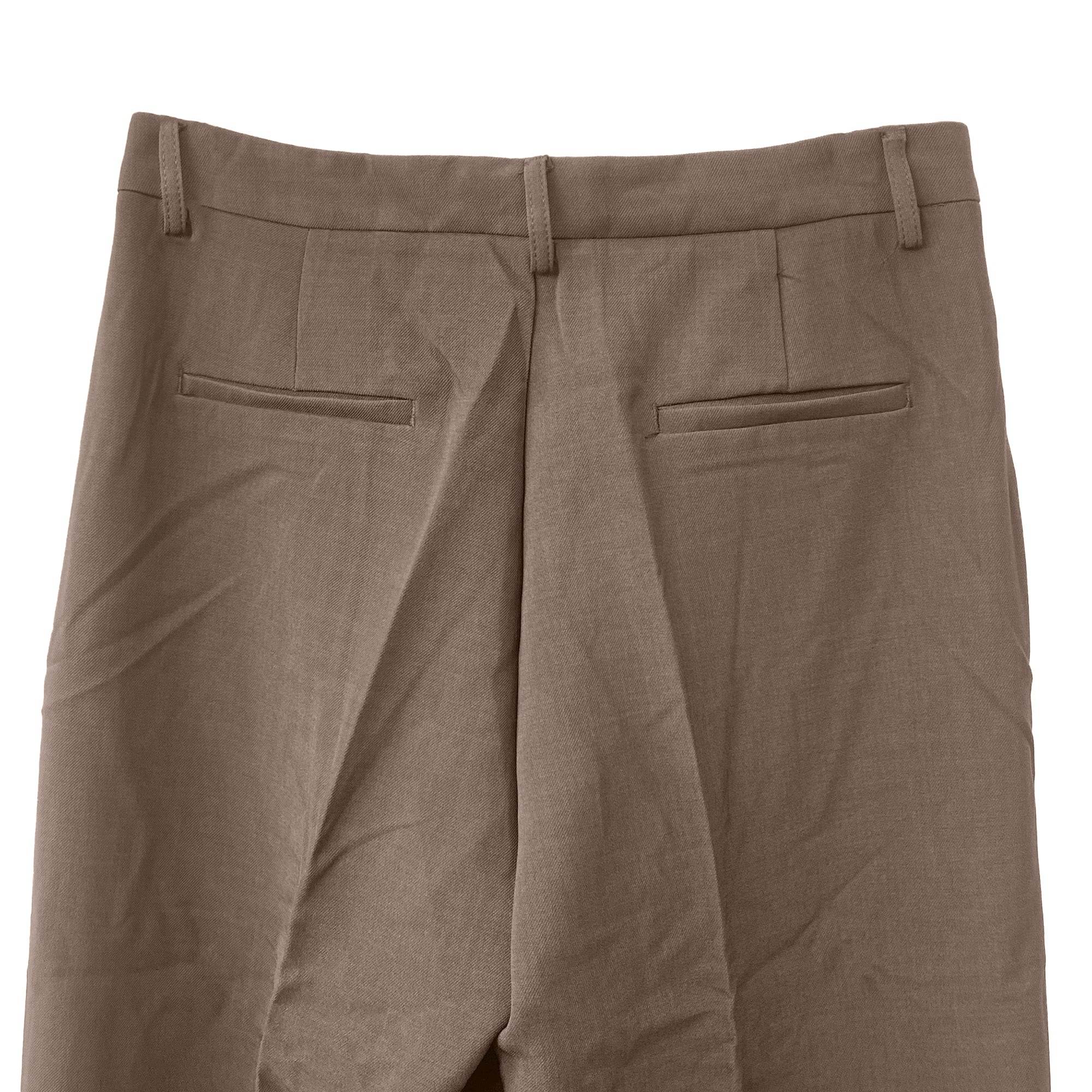 Γυναικεία παντελόνα υφασμάτινα Καφέ ANSIN