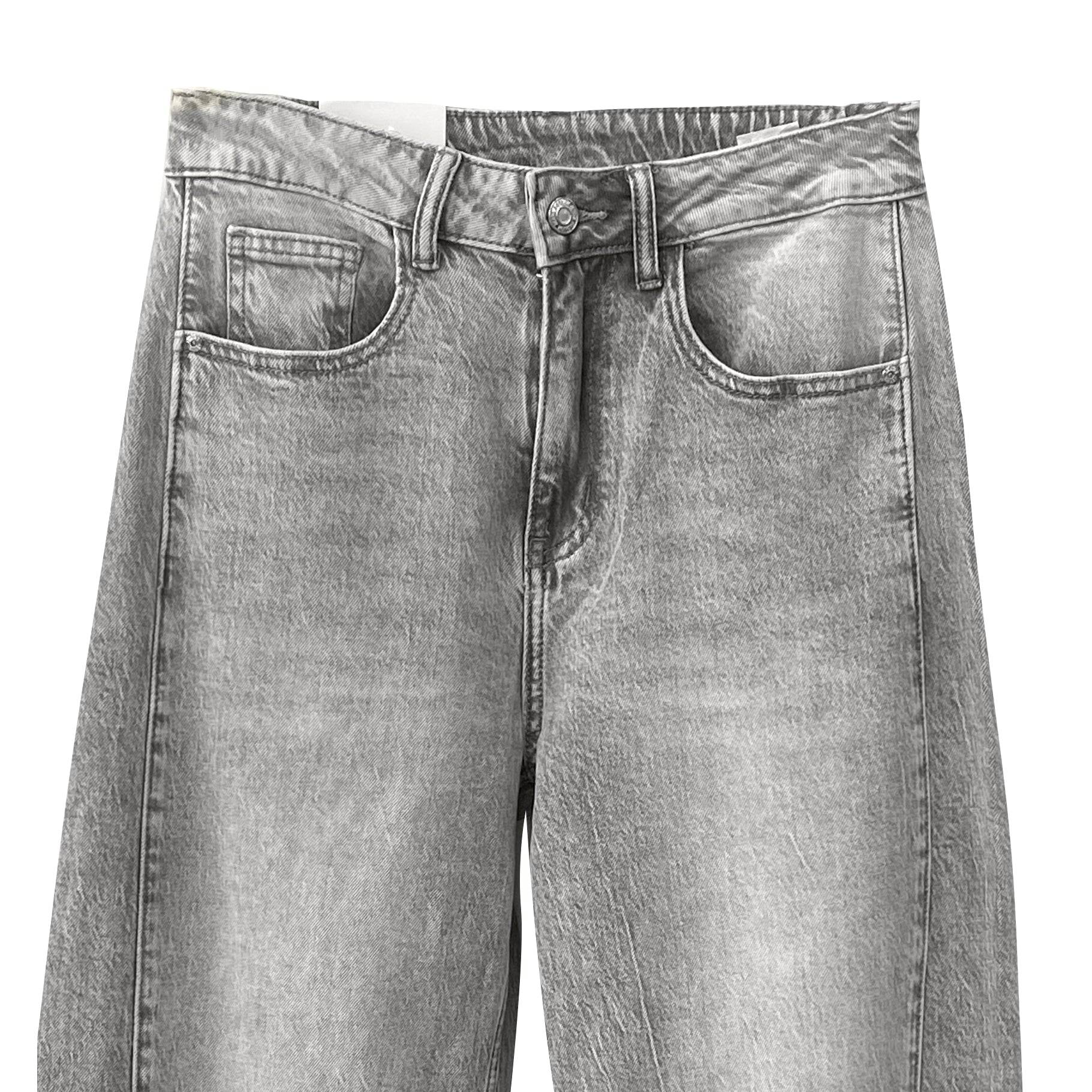 Γυναικεία τζιν παντελόνι ballon Γκρι ANSIN