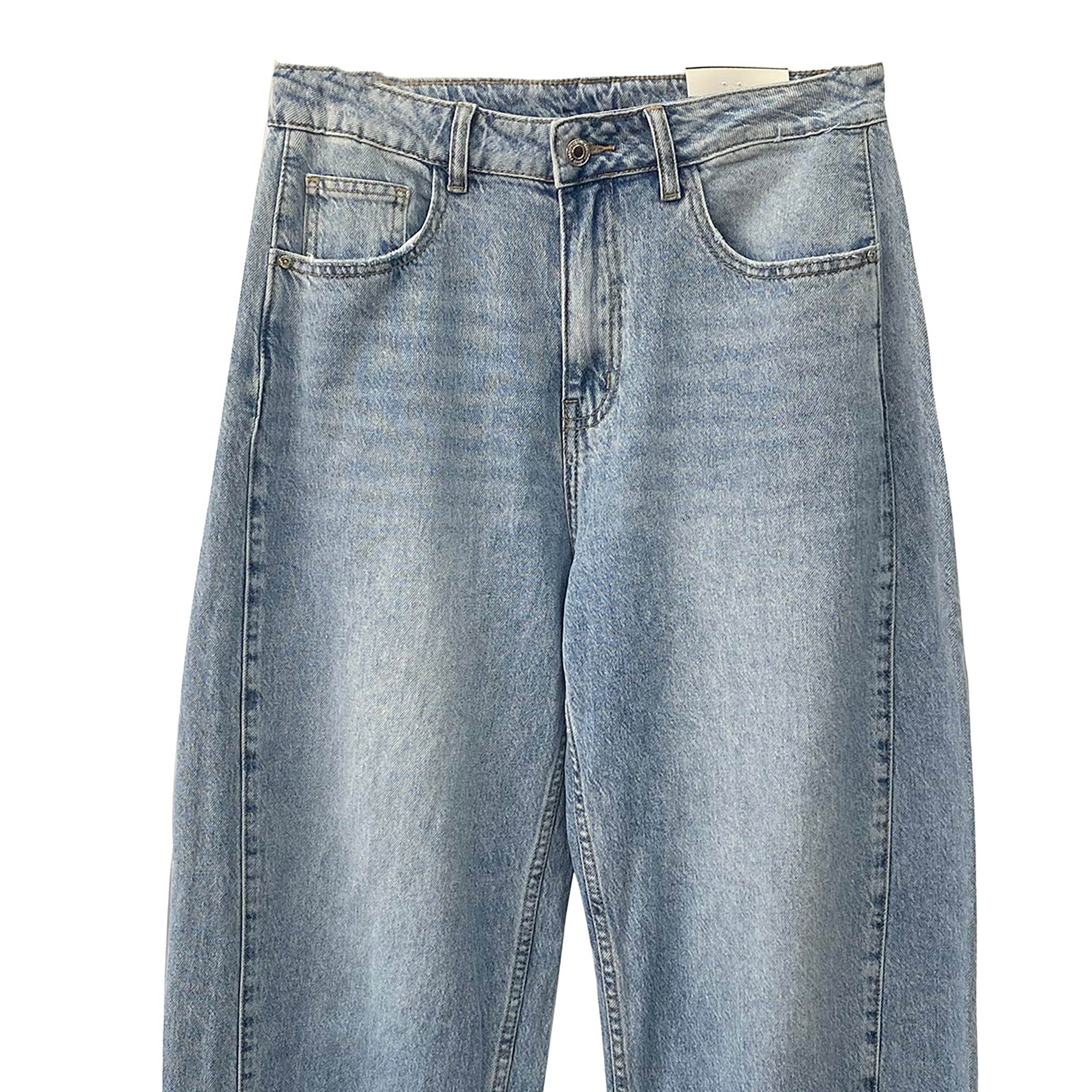 Γυναικεία τζιν παντελόνι ballon Μπλε ANSIN