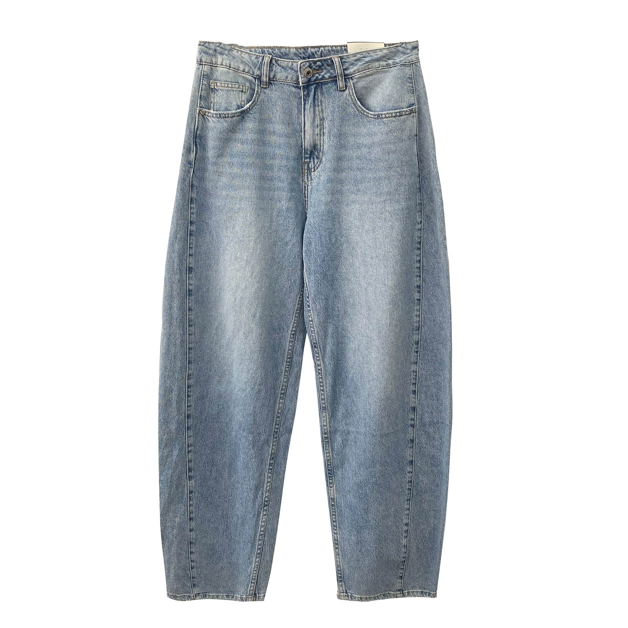 Γυναικεία τζιν παντελόνι ballon Μπλε ANSIN