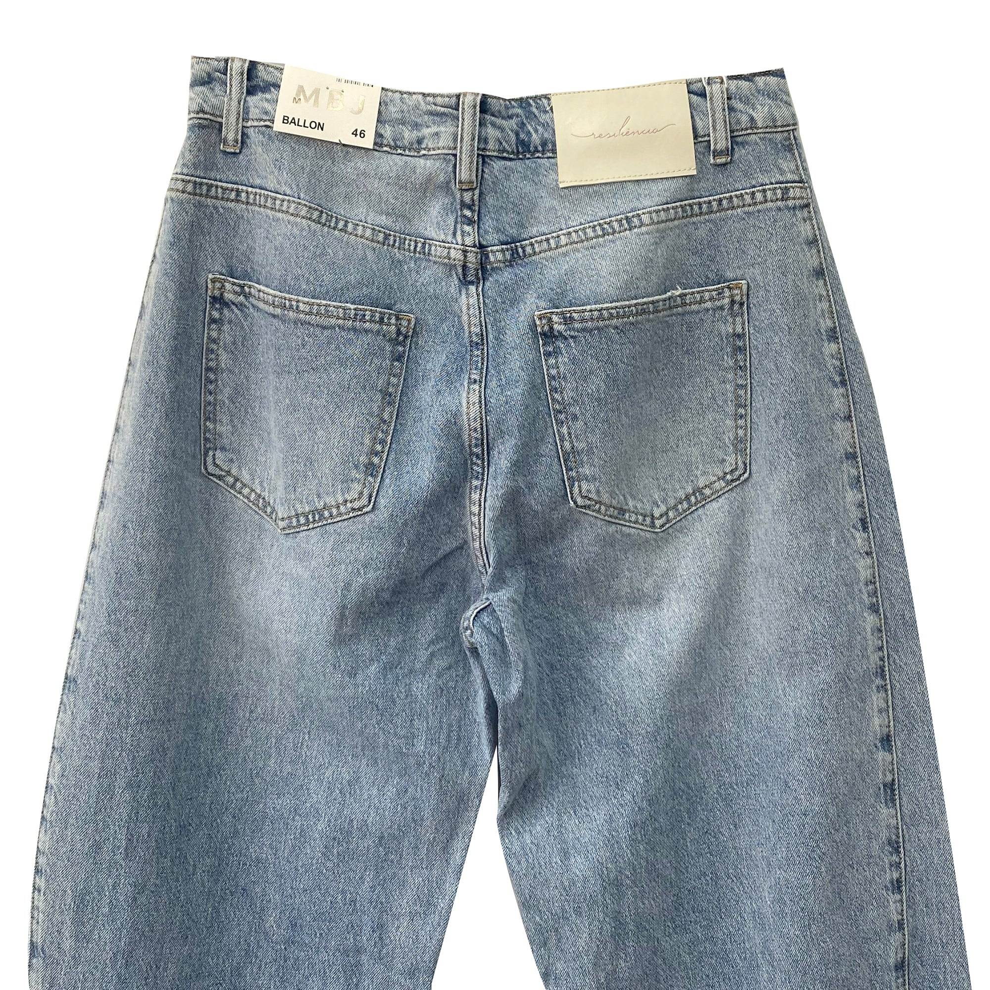 Γυναικεία τζιν παντελόνι ballon Μπλε ANSIN