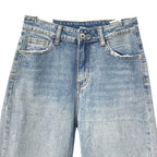 Γυναικείο τζιν παντελόνι Mom fit Μπλε ANSIN
