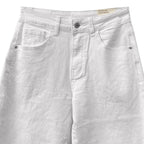 Γυναικείο τζιν παντελόνι Mom fit Λευκό ANSIN