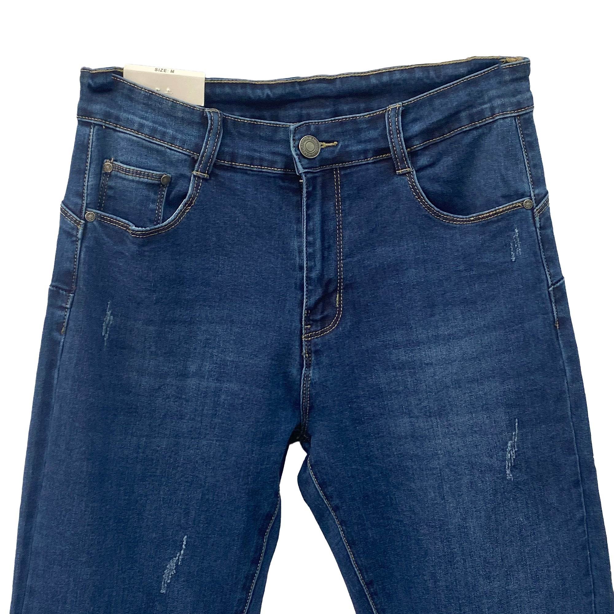 Γυναικείο τζιν παντελόνι ελαστικό Μπλε ANSIN