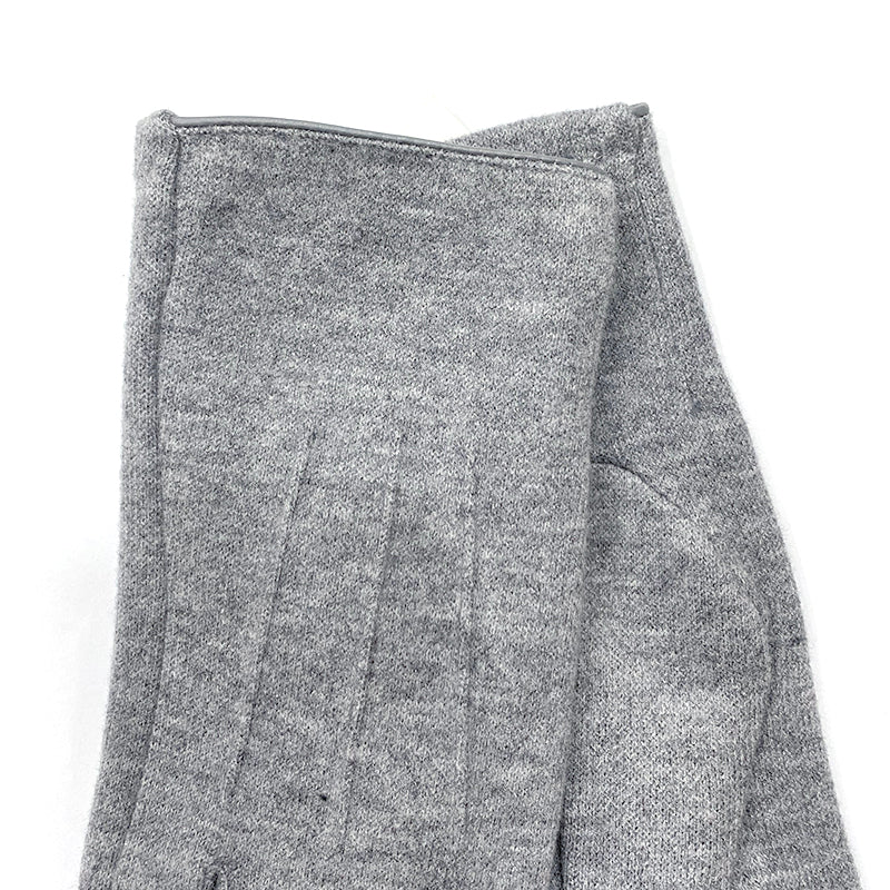 Γυναικεία γάντια μονόχρωμα γκρι ANSIN