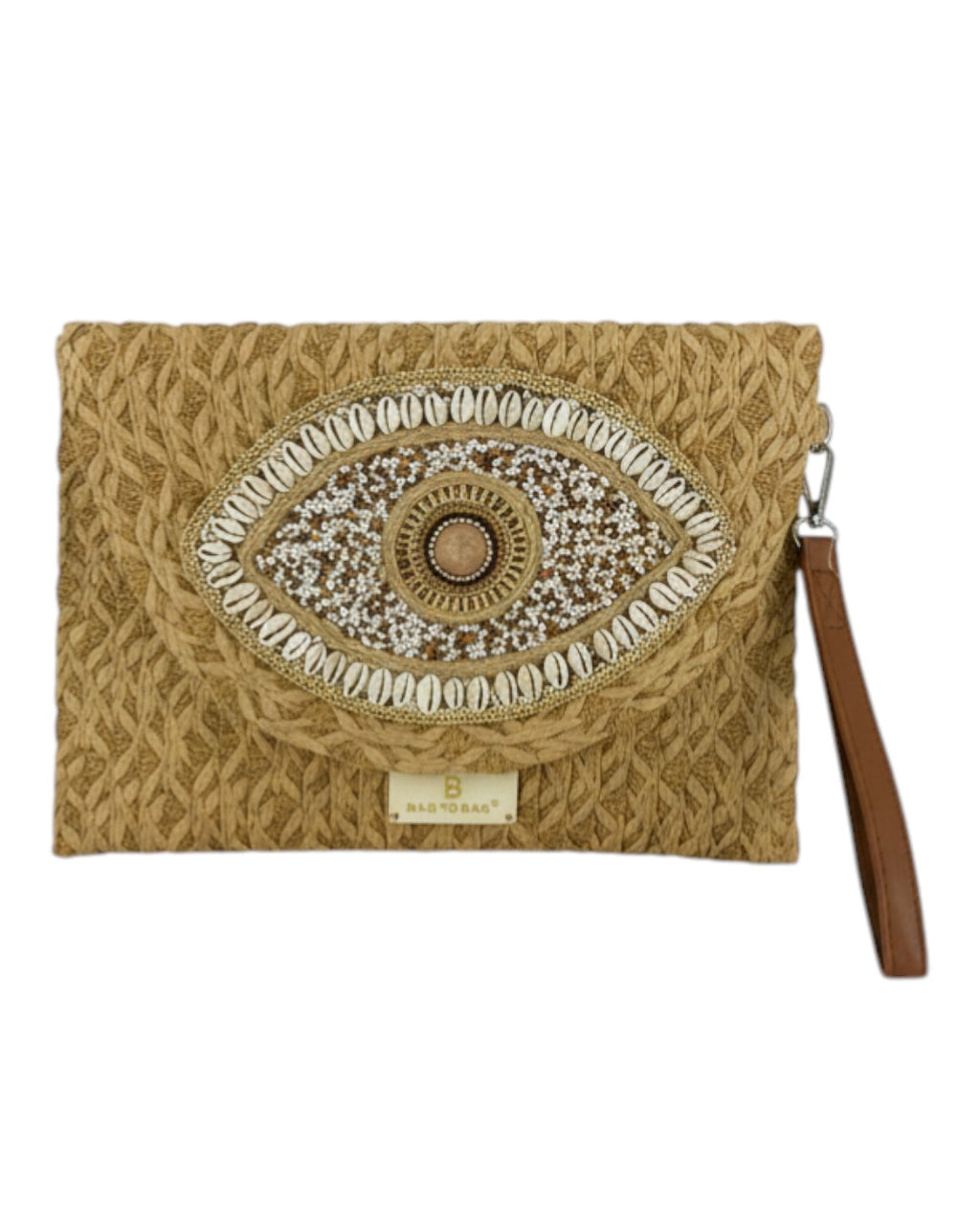 Ψάθινη τσάντα χειρός XY-2613 - Πράσινο BAG TO BAG