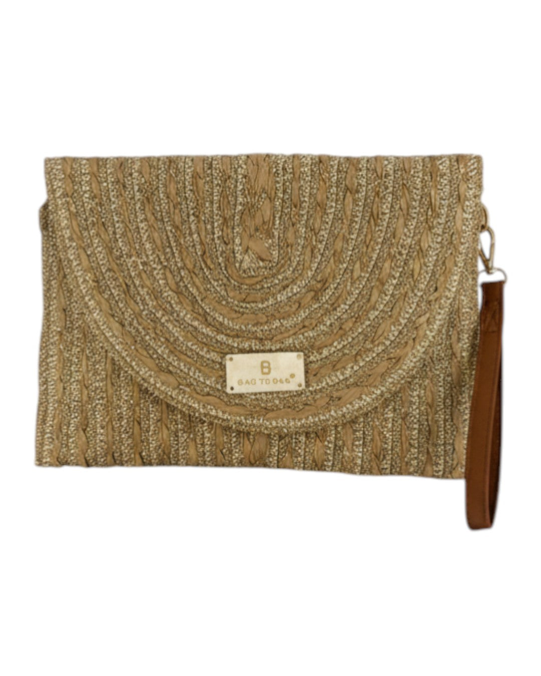Ψάθινη τσάντα χειρός XY-2664 - Ασπρο BAG TO BAG