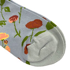 Κάλτσες χρωματιστές με σχέδια floral 36-40 Γκρι ANSIN