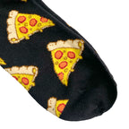 Ανδρικές κάλτσες με σχέδια pizza Μαύρο ANSIN