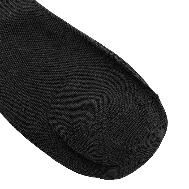 Unisex κάλτσες βαμβακερές ημίκοντες 12 ζεύγη 36-41 Μαύρο ANSIN