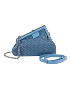 Τσάντα φάκελος clutch J2503 - Γαλάζιο BAG TO BAG
