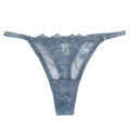 Γυναικεία string με δαντέλα Μπλε ANSIN