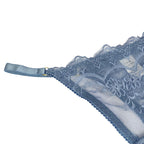 Γυναικεία string με δαντέλα Μπλε ANSIN
