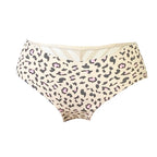 Γυναικείο σλιπ Animal print με διαφάνεια χωρίς ραφή Μπεζ ANSIN