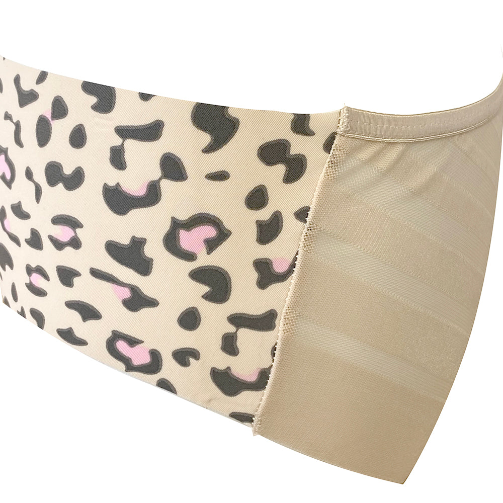 Γυναικείο σλιπ Animal print με διαφάνεια χωρίς ραφή Μπεζ ANSIN