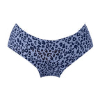Γυναικείο σλιπ Animal print με διαφάνεια χωρίς ραφή Μπλε ANSIN
