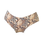 Γυναικείο σλιπ Animal print με διαφάνεια χωρίς ραφή Φιδί ANSIN