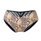Γυναικείο σλιπ Animal print με διαφάνεια χωρίς ραφή Φιδί ANSIN