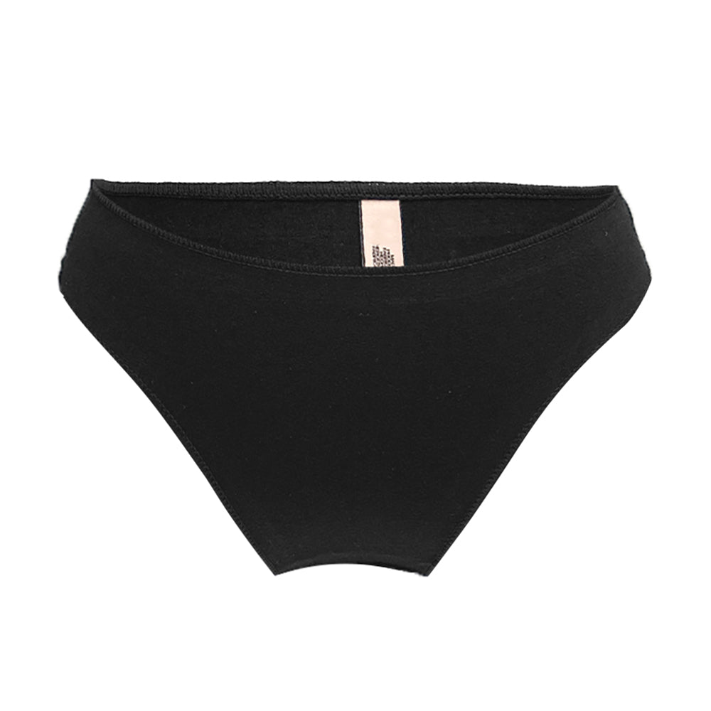 Γυναικεία βαμβακερά σλιπ brazil 3pack μαύρο ANSIN