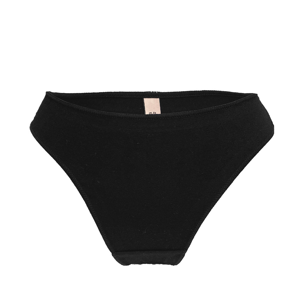 Γυναικεία βαμβακερά στρινγκ 2pack Μαύρο/Μπεζ ANSIN