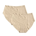 Γυναικείο σλιπ χωρίς ραφές plus-size 2pack Μπεζ ANSIN