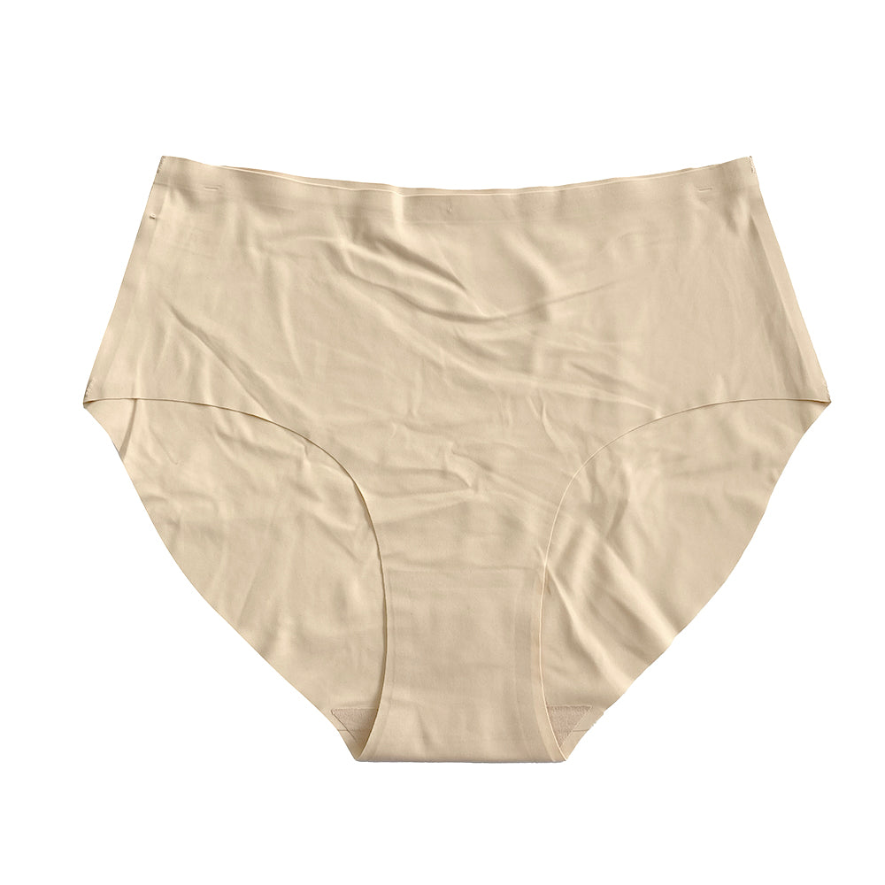 Γυναικείο σλιπ χωρίς ραφές plus-size 2pack Μπεζ ANSIN