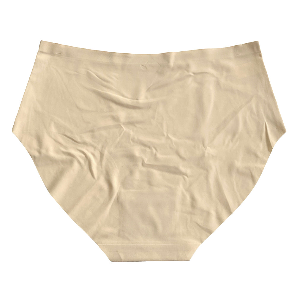 Γυναικείο σλιπ χωρίς ραφές plus-size 2pack Μπεζ ANSIN