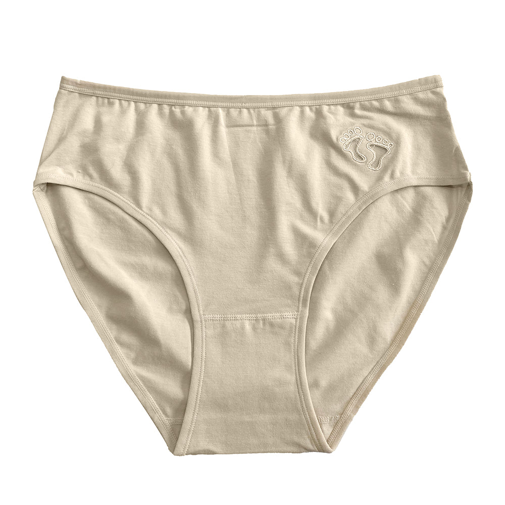 Γυναικεία σλιπ βαμβακερά 3pack Μαύρο/Μπεζ ANSIN