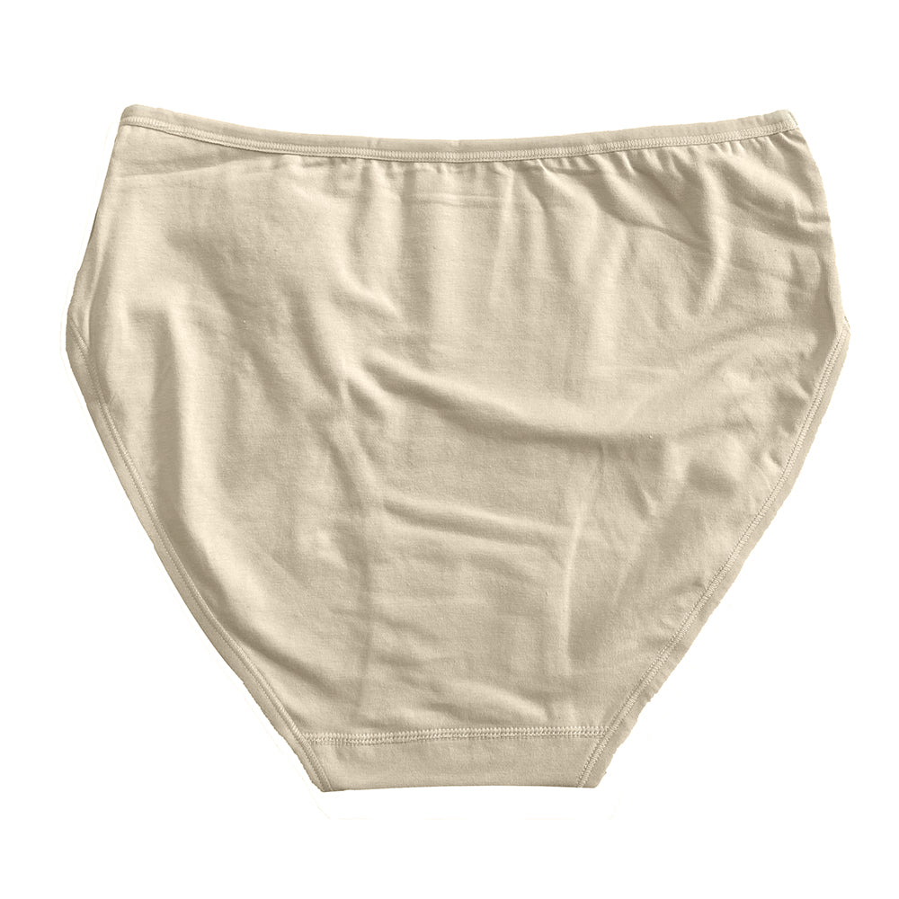 Γυναικεία σλιπ βαμβακερά 3pack Μπεζ ANSIN