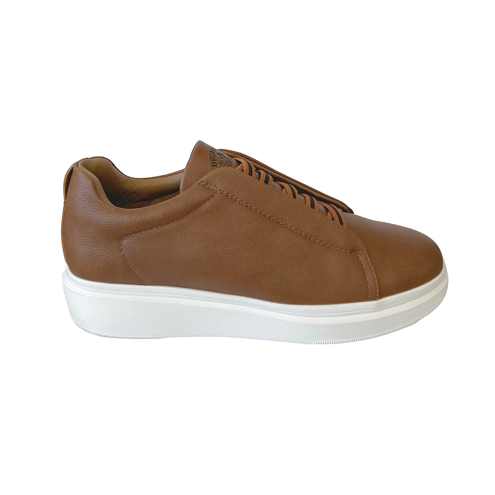 Ανδρικά Sneakers με λάστιχο Καφέ ANSIN