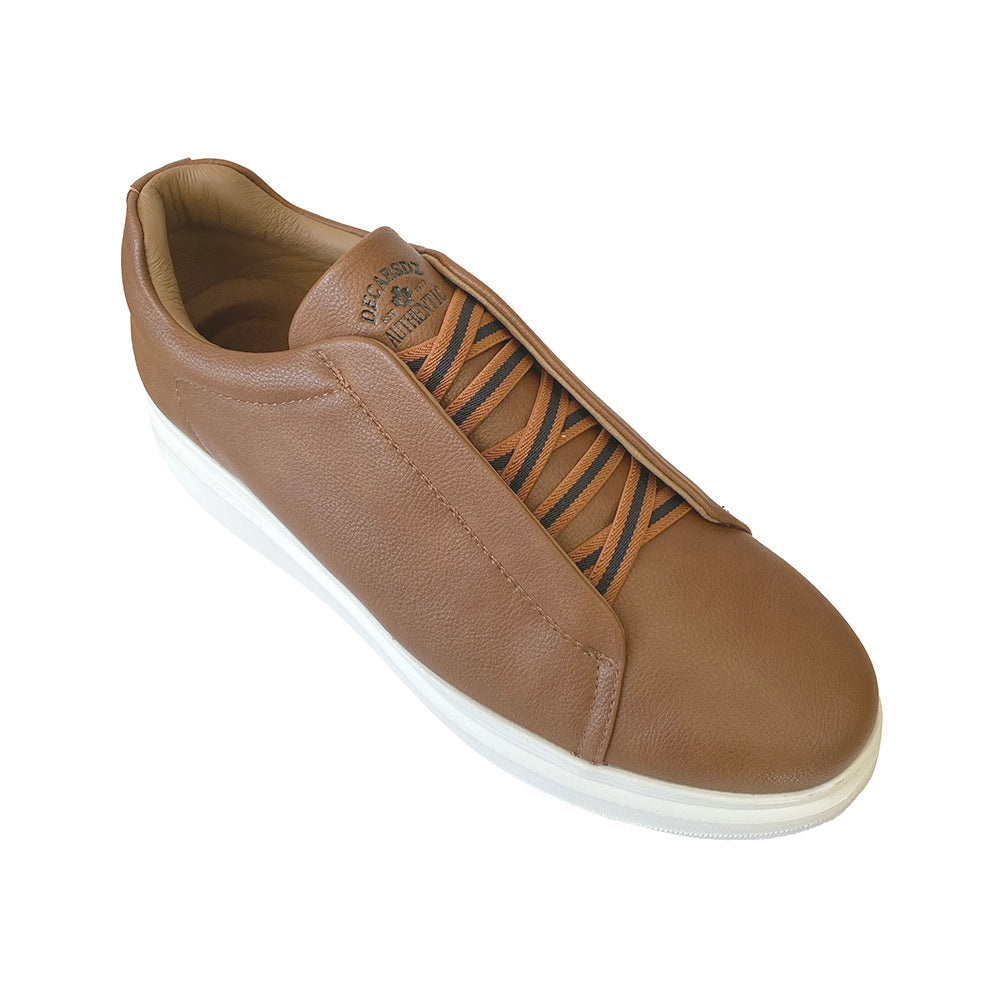 Ανδρικά Sneakers με λάστιχο Καφέ ANSIN