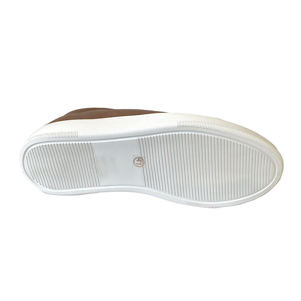 Ανδρικά Sneakers με λάστιχο Καφέ ANSIN
