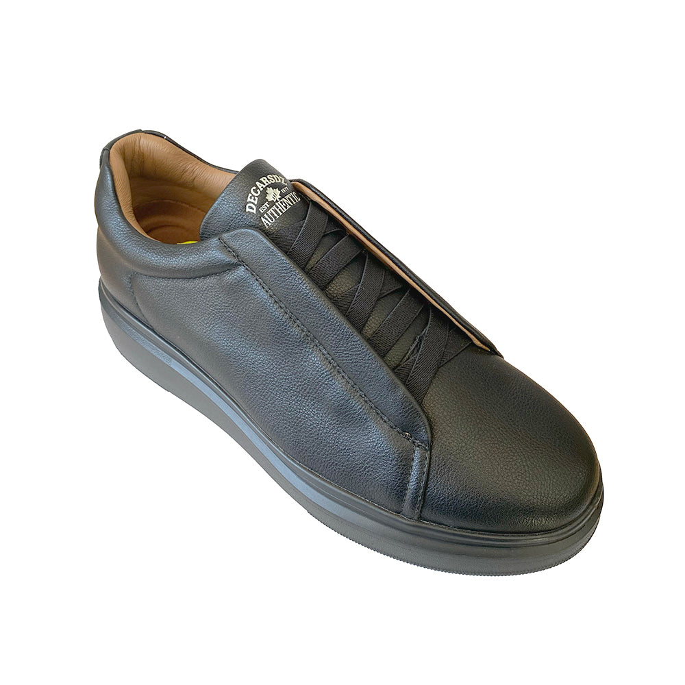Ανδρικά Sneakers με λάστιχο Μαύρο ANSIN