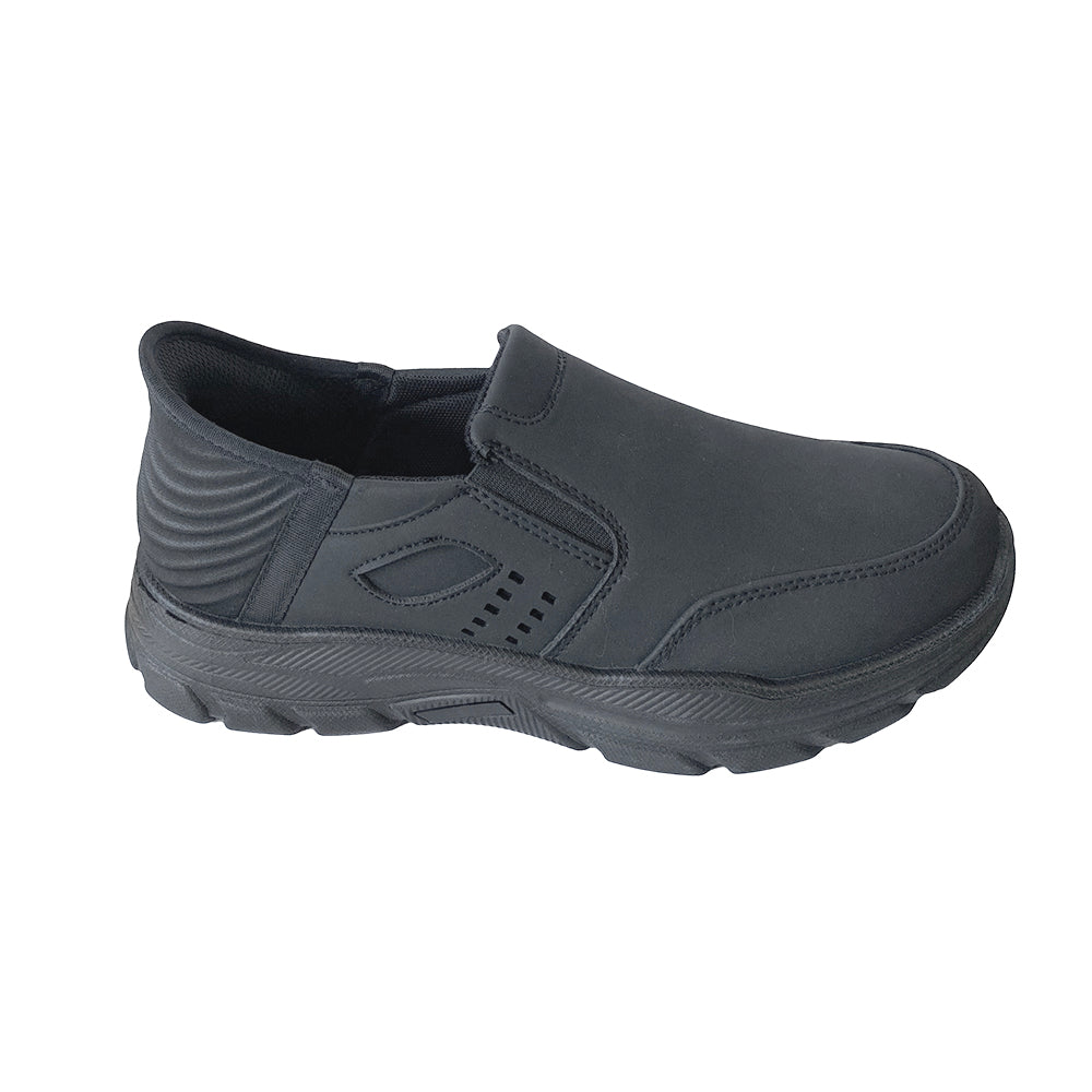Ανδρικά slip-on δερματίνη Μαύρο ANSIN