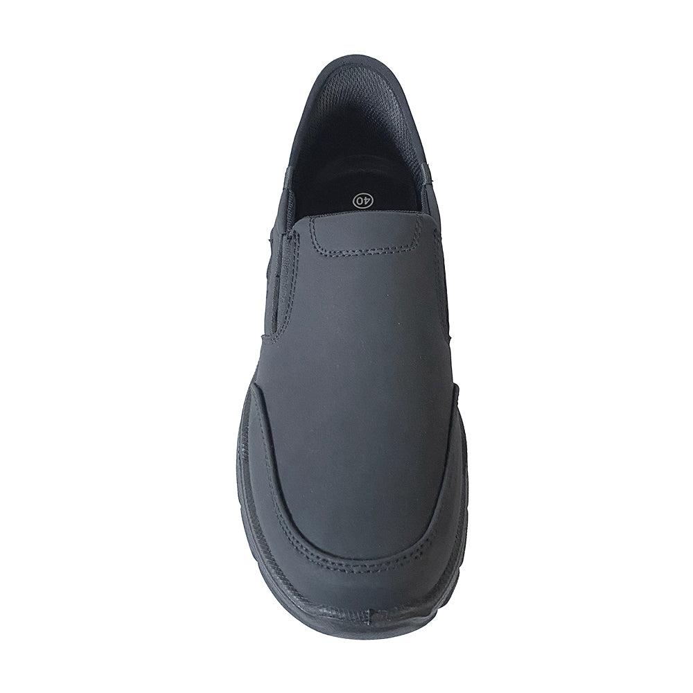 Ανδρικά slip-on δερματίνη Μαύρο ANSIN