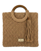 Πλεκτή Τσάντα Χειρός CN26003 - Χακί BAG TO BAG