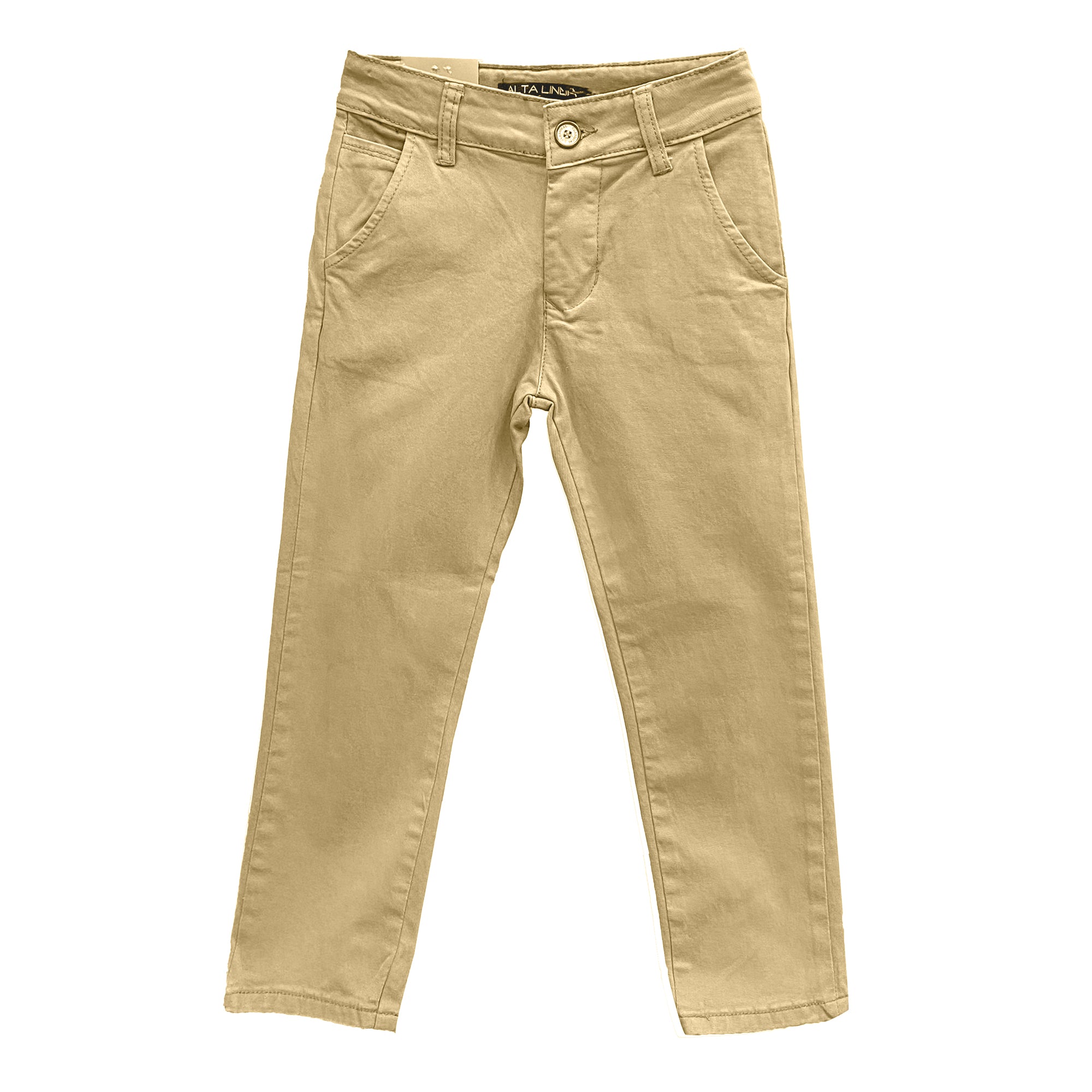 Αγορίστικο παντελόνι υφασμάτινο Chino Μπεζ ANSIN